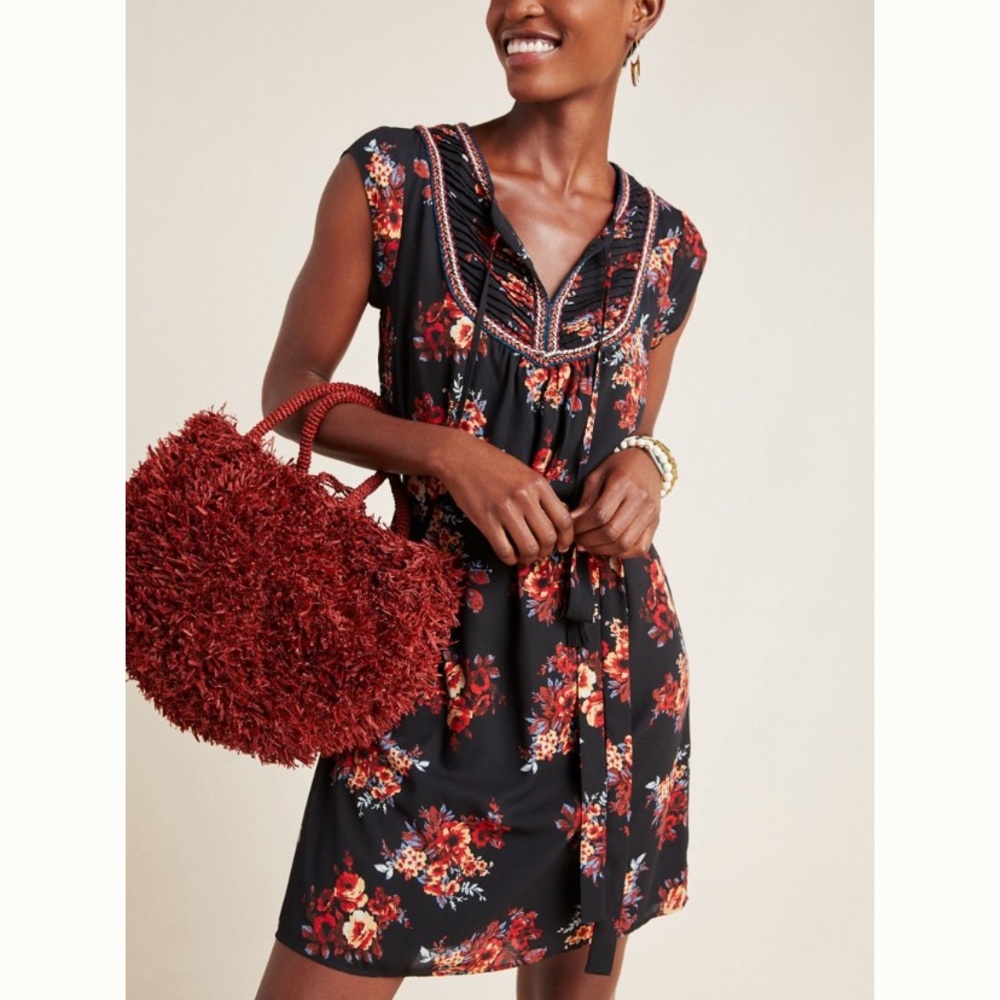 Corin floral mini dress
